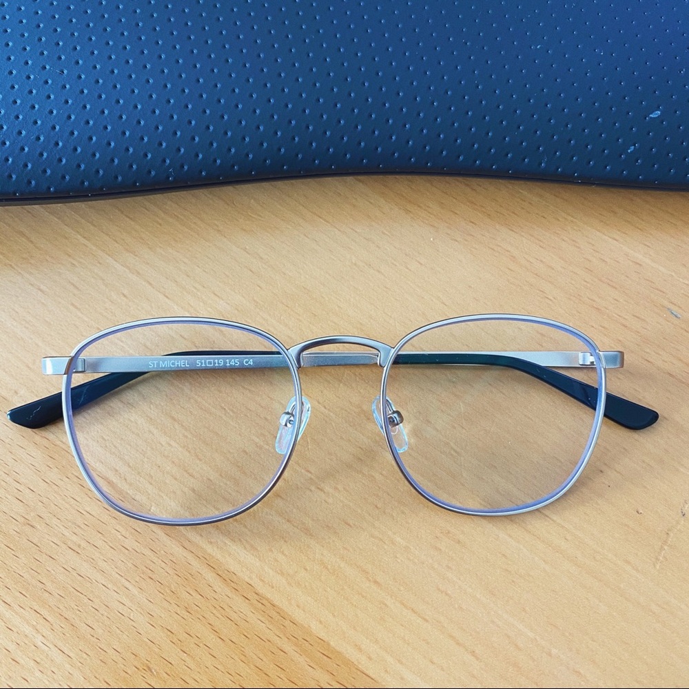 Gold Metal Frame Blue Light Blocking Glasses